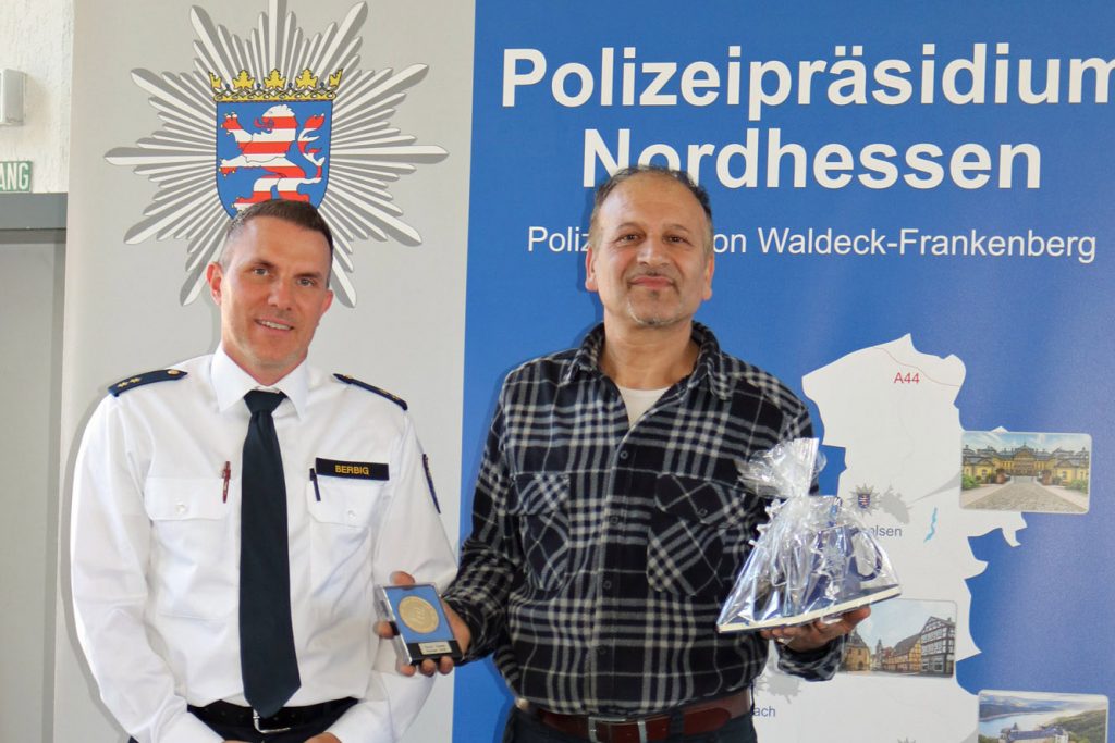 Verleihung der Kasseler Polizeimedaille